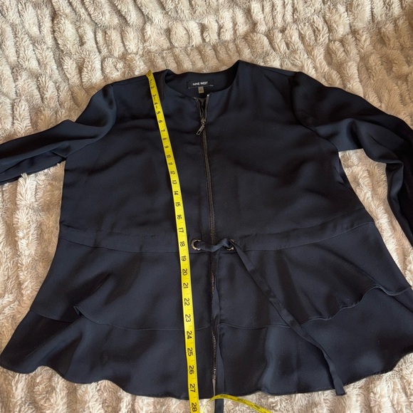 Nine West~Women’s Tiered Zip Front Jacket🌹 - Picture 12 of 14